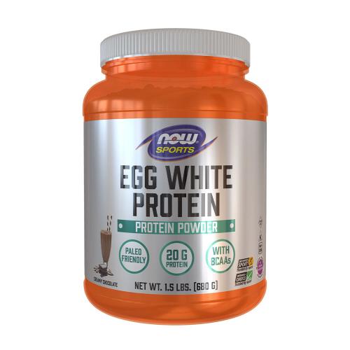 Now Foods Egg White Protein (680 g, Ciocolată Cremoasă)
