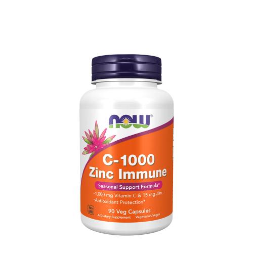 Now Foods C-1000 Zinc Immune (90 Capsule Vegetale)