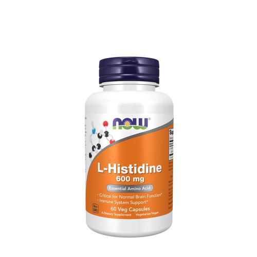Now Foods L-Histidine 600 mg (60 Capsule Vegetale)