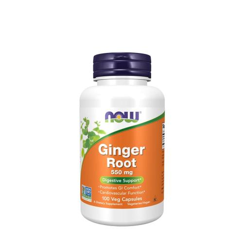 Now Foods Ginger Root 550 mg (100 Capsule Vegetale)