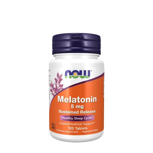Now Foods Melatonin 5 mg Sustained Release (120 Comprimate)
