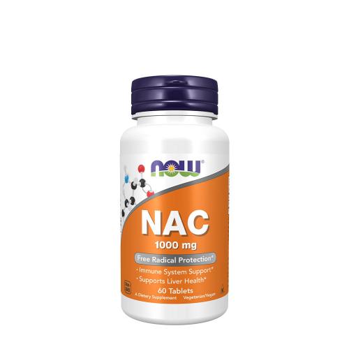 Now Foods NAC - Acetyl-Cysteine 1000 mg (60 Comprimate)