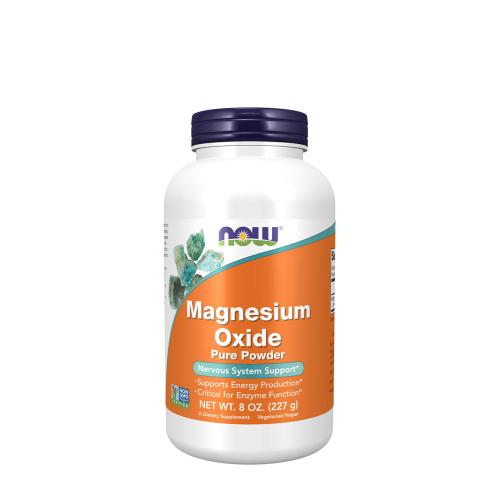 Now Foods Oxid de magneziu pulbere de magneziu - Magnesium Oxide Powder (227 g)
