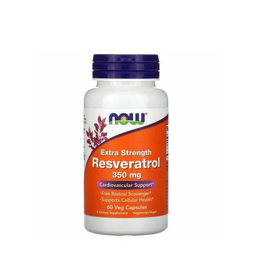 Now Foods Resveratrol Extra Strength 350 mg - Resveratrol Extra Strength 350 mg (60 Capsule)