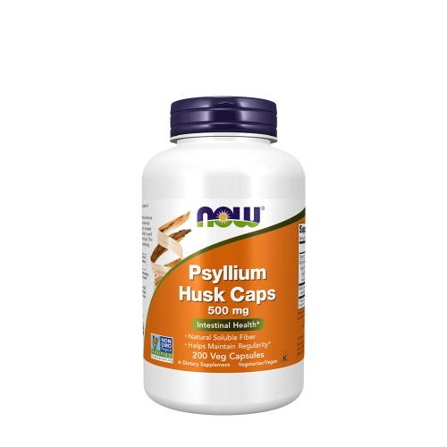 Now Foods Psyllium Husk 500 mg (200 Capsule Vegetale)