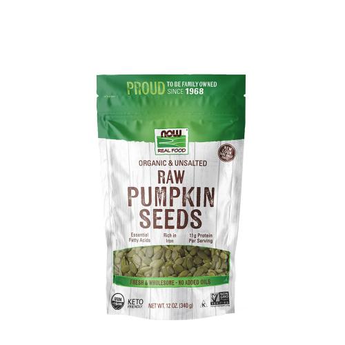 Now Foods Semințe de dovleac organice - Organic Pumpkin Seeds (340 g)