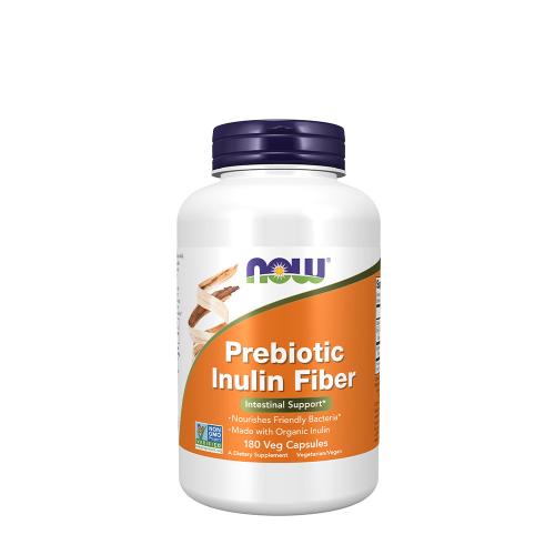 Now Foods Fibre prebiotice Inulin Fiber - Prebiotic Inulin Fiber (180 Capsule Vegetale)