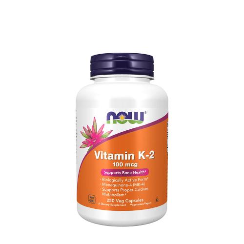 Now Foods Vitamin K-2 100 mcg (250 Capsule Vegetale)