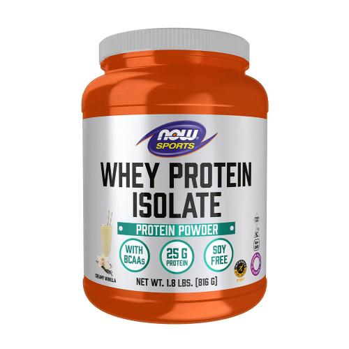 Now Foods Izolat de proteine din zer - Whey Protein Isolate (816 g, Vanilie Cremoasă)