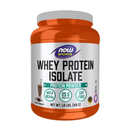 Now Foods Izolat de proteine din zer - Whey Protein Isolate (816 g, Ciocolată)