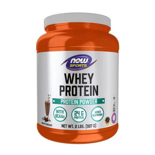 Now Foods Proteină din zer - Whey Protein (907 g, Ciocolată Cremoasă)