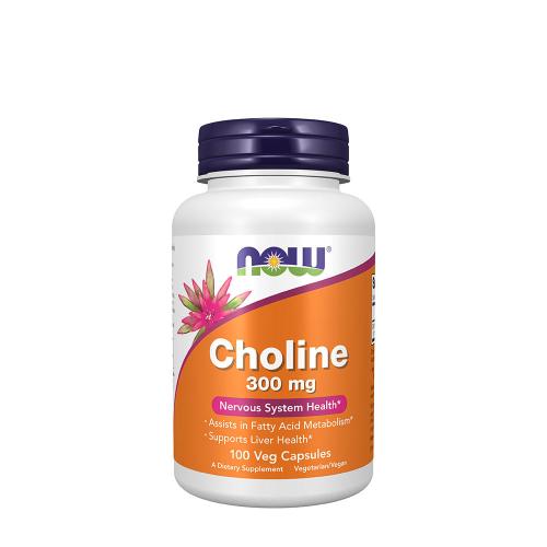 Now Foods Choline 300 mg Veg Capsules (100 Capsule Vegetale)
