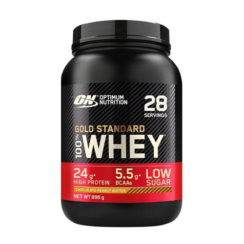 Optimum Nutrition Gold Standard 100% Whey™ (900 g, Unt de Arahide cu Ciocolată)