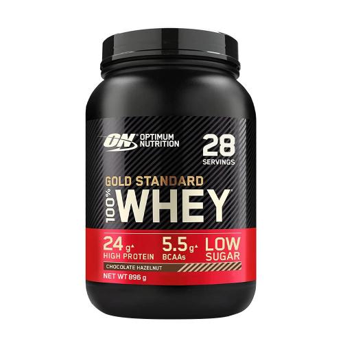 Optimum Nutrition Gold Standard 100% Whey™ (900 g, Ciocolată cu Alune)