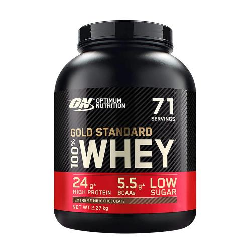 Optimum Nutrition Gold Standard 100% Whey™ (2.27 kg, Ciocolată cu Lapte Extremă)