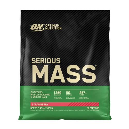 Optimum Nutrition Serious Mass (5,45 kg, Căpșuni)