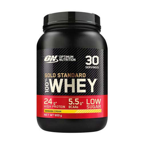Optimum Nutrition Gold Standard 100% Whey™ (900 g, Banane și Cremă)