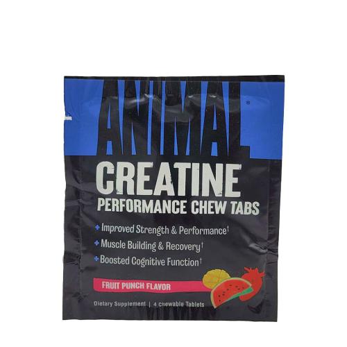 Universal Nutrition Animal Creatine Chews (4 comprimate masticabile, Punch de Fructe)