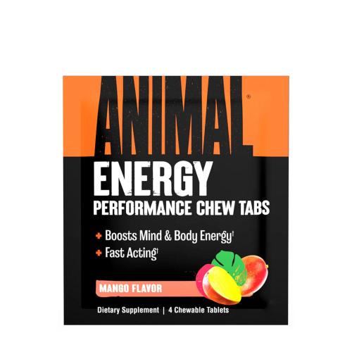 Universal Nutrition Animal Energy Chews (4 comprimate masticabile, Mango)