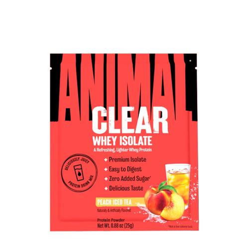 Universal Nutrition Animal Clear Whey Isolate Sample (25 g, Ceai Rece cu Piersici)