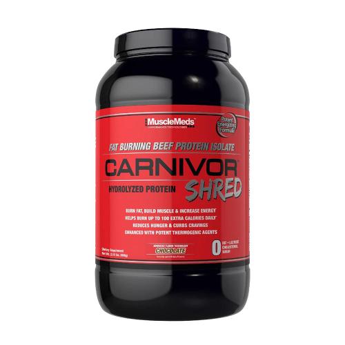 MuscleMeds Carnivor Shred 100% Beef Protein + Fat Burn (968 g, Ciocolată)