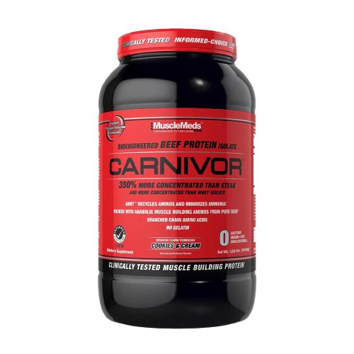 MuscleMeds Carnivor™ 100% Beef Protein (840 g, Biscuiți cu Ciocolată și Cremă )