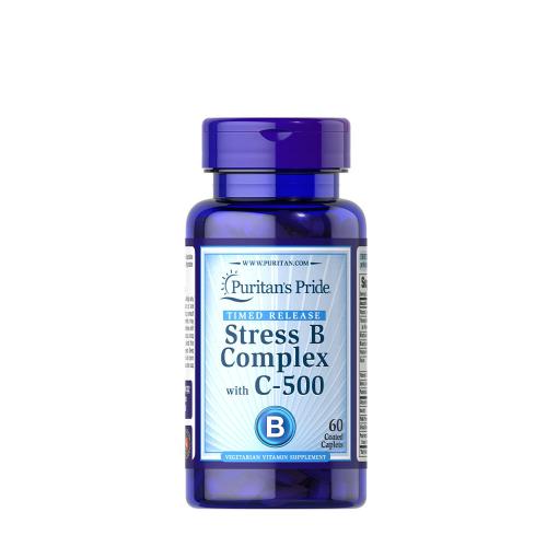 Puritan's Pride Stress Vitamin B-Complex with Vitamin C-500 Timed Release (60 Capsule Filmate)