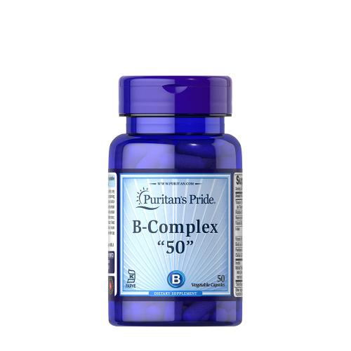 Puritan's Pride Vitamin B-50 Complex 50 mg Kosher (50 Capsule Vegetale)