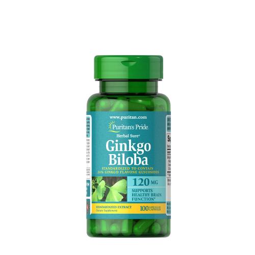 Puritan's Pride Ginkgo Biloba Standardized Extract 120 mg (100 Capsule)