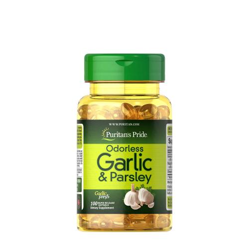 Puritan's Pride Odorless Garlic & Parsley 500 mg / 100 mg (100 Capsule moi)