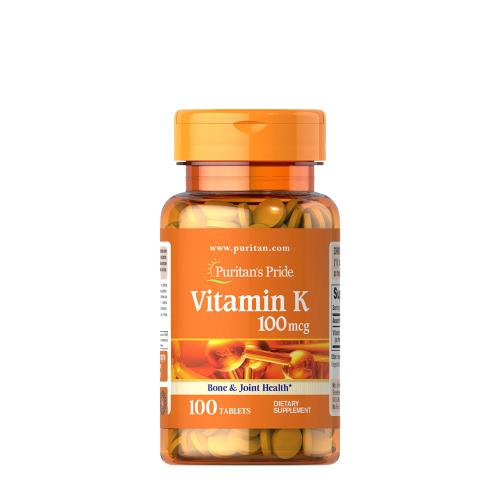Puritan's Pride Vitamin K 100 mcg (100 Comprimate)