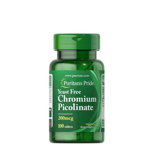 Puritan's Pride Chromium Picolinate 200 mcg Yeast Free (100 Comprimate)