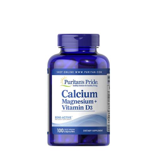 Puritan's Pride Calcium Magnesium Citrate plus Vitamin D (100 Capsule)