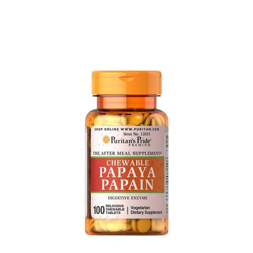 Puritan's Pride Papaya Papain (100 Comprimate masticabile)