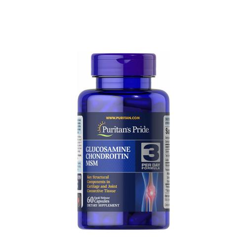 Puritan's Pride Double Strength Glucosamine, Chondroitin & MSM Joint Soother® (60 Capsule)