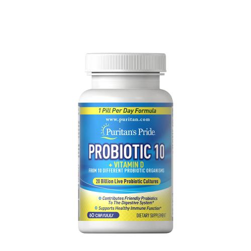 Puritan's Pride Probiotic 10  (60 Capsule Vegetale)