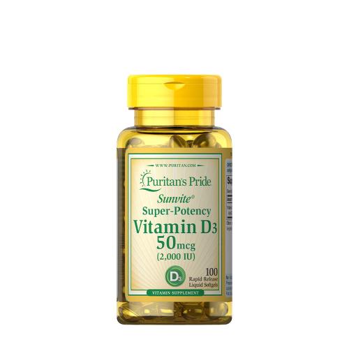 Puritan's Pride Vitamin D3 2000 IU (100 Capsule moi)