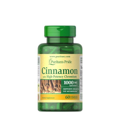 Puritan's Pride Cinnamon Complex with High Potency Chromium (60 Capsule)