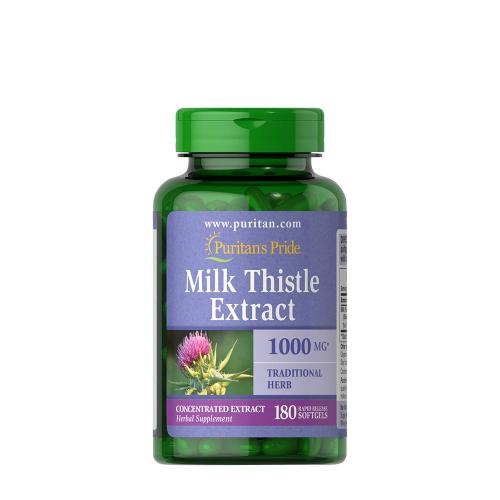 Puritan's Pride Milk Thistle 4:1 Extract 1000 mg (Silymarin) (180 Capsule moi)