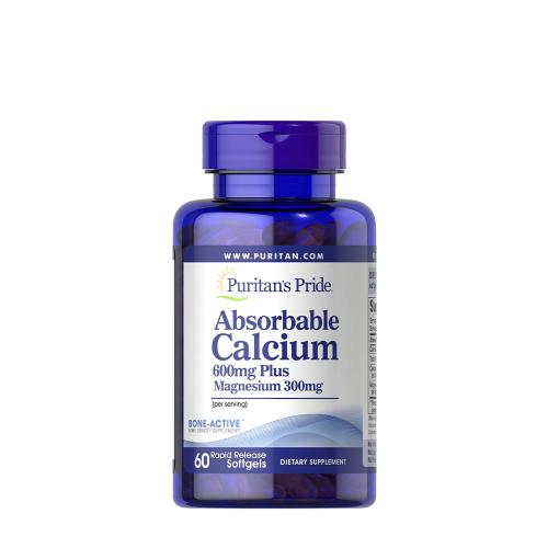Puritan's Pride Absorbable Calcium 600 mg plus Magnesium 300 mg (60 Capsule moi)