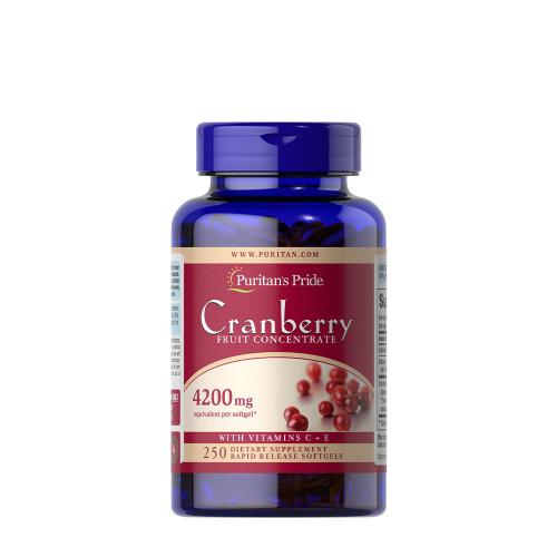 Puritan's Pride Cranberry Fruit Concentrate with C & E 4200 mg (250 Capsule moi)