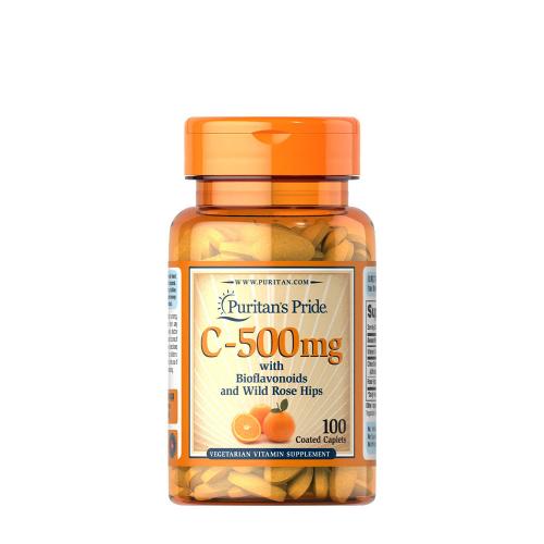 Puritan's Pride Vitamin C-500 mg with Bioflavonoids & Rose Hips (100 Capsule)