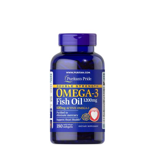 Puritan's Pride Double Strength Omega-3 Fish Oil 1200 mg (180 Capsule moi)