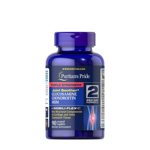 Puritan's Pride Triple Strength Glucosamine, Chondroitin & MSM Joint Soother® (90 Capsule)