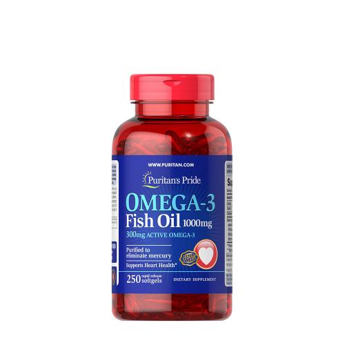 Puritan's Pride Omega-3 Fish Oil 1000 mg (300 mg Active Omega-3) (250 Capsule moi)