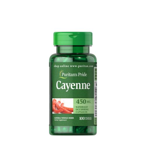 Puritan's Pride Cayenne (Capsicum) 450 mg (100 Capsule)