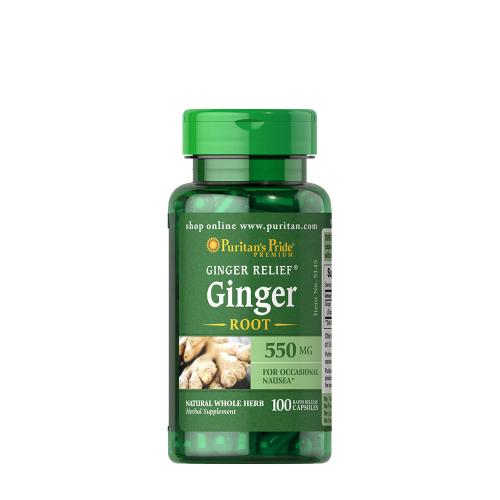 Puritan's Pride Ginger Root 550 mg (100 Capsule)