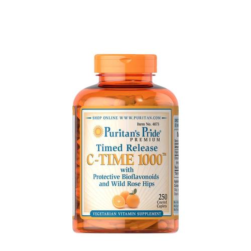 Puritan's Pride Vitamin C-1000 mg with Rose Hips Timed Release (250 Capsule)