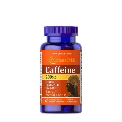 Puritan's Pride Caffeine 200 mg 8-Hour Sustained Release (60 Capsule)