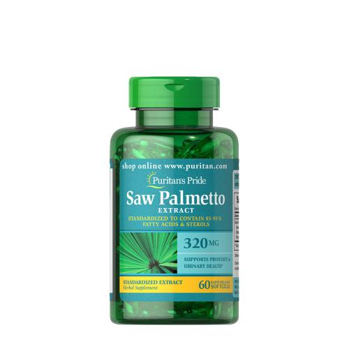 Puritan's Pride Saw Palmetto Standardized Extract 320 mg (60 Capsule moi)